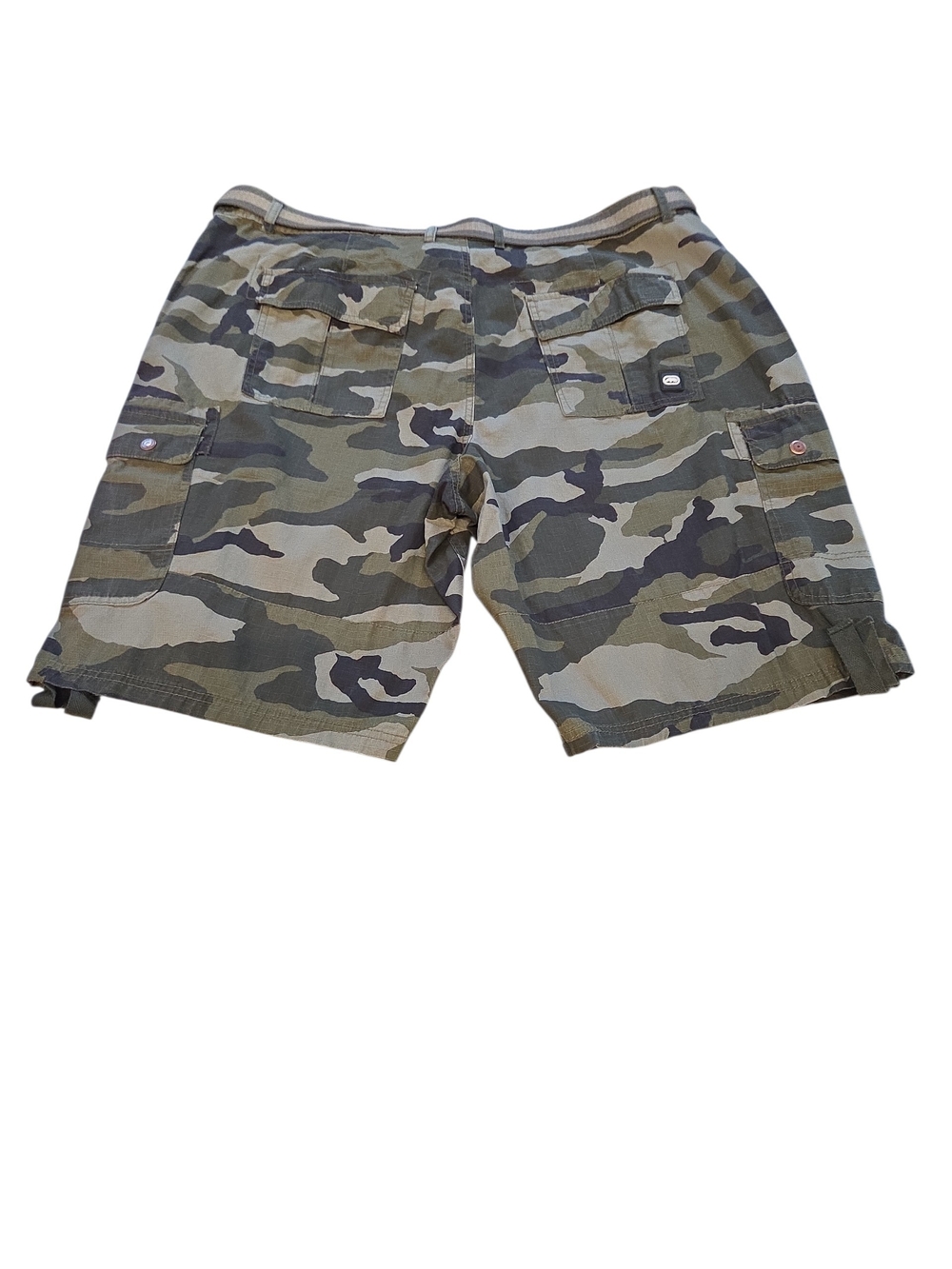 Ecko Size 44 Men's Camouflage Cargo Shorts - Olive Camo NEW With Tags
